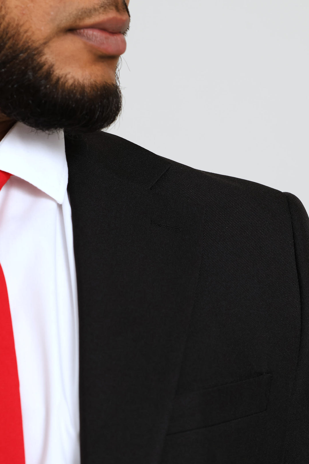 Slim Fit Essential Suit Jacket - Black