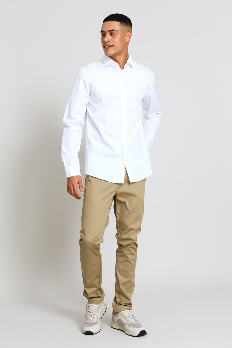 Slim Smart Chino - Stone