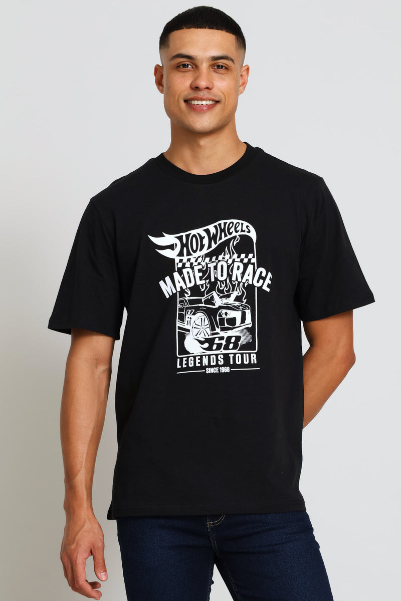 Hot Wheels Tee - Black
