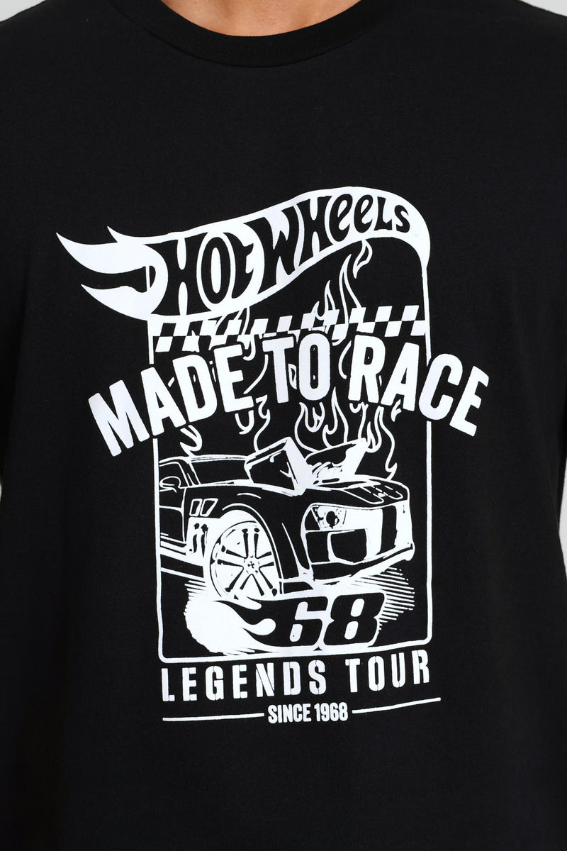 Hot Wheels Tee - Black