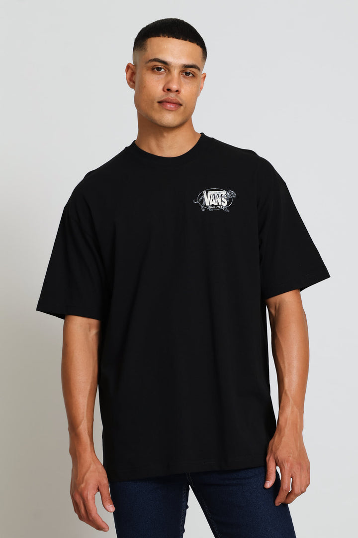 Awaken Tiger Short Sleeve Tee - Black