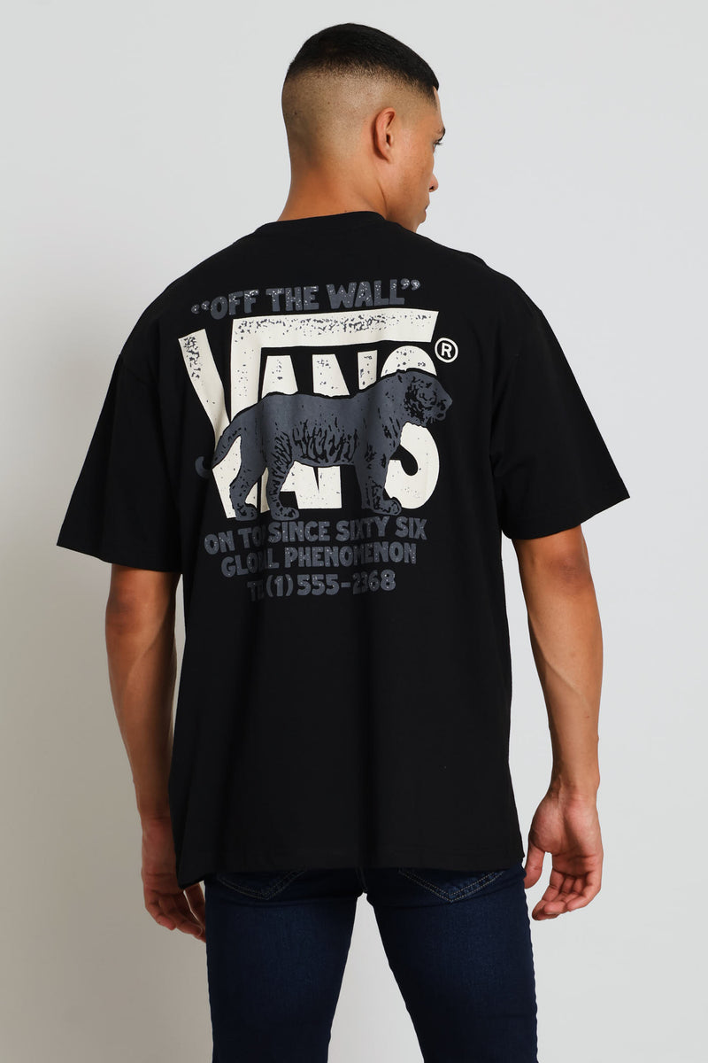 Awaken Tiger Short Sleeve Tee - Black