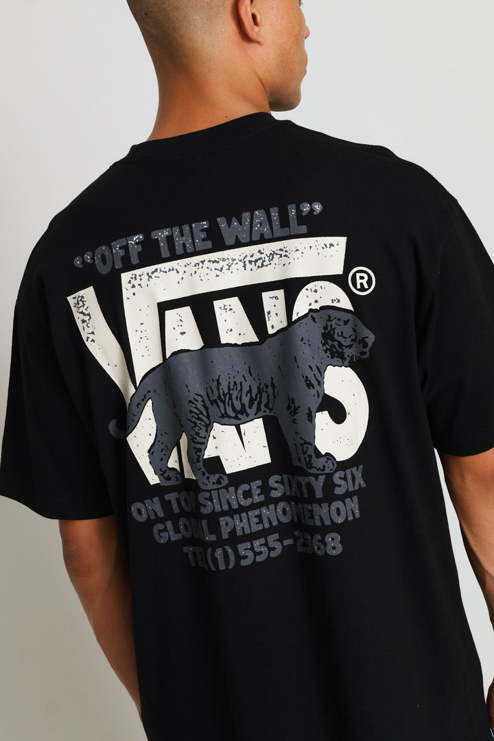 Awaken Tiger Short Sleeve Tee - Black