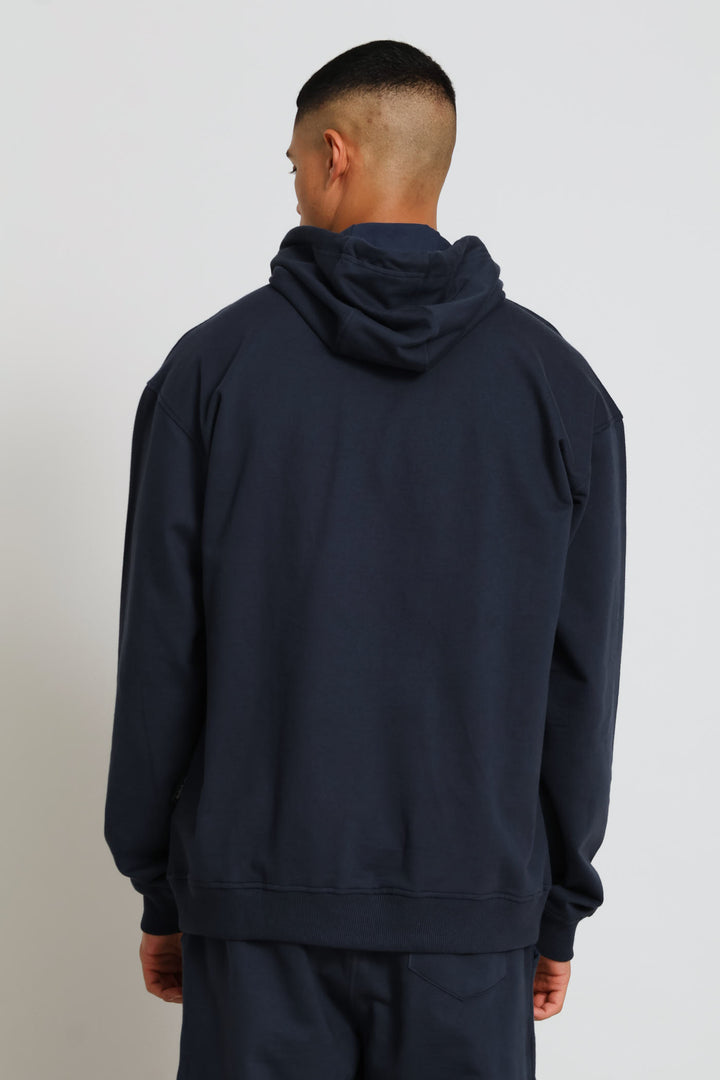 Fineline Hoodie - Navy