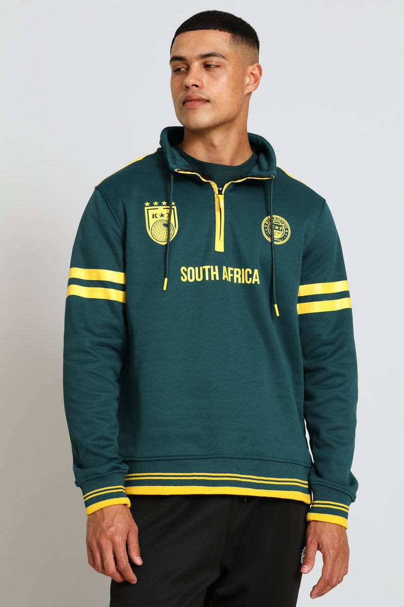 Formation Quarter Zip Tracktop - Emerald