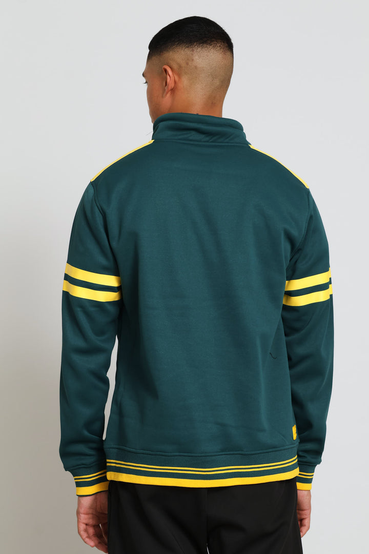Formation Quarter Zip Tracktop - Emerald