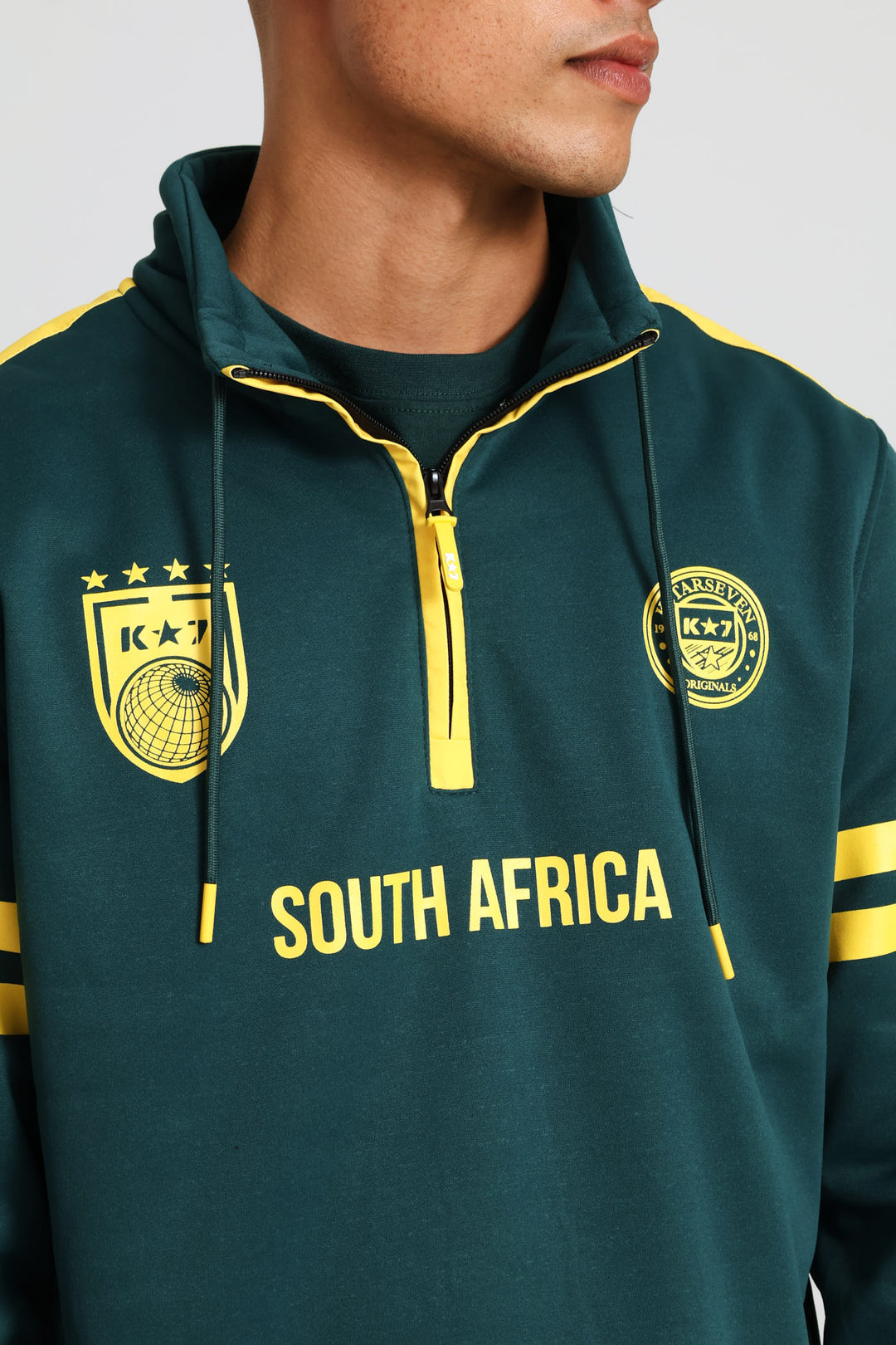 Formation Quarter Zip Tracktop - Emerald