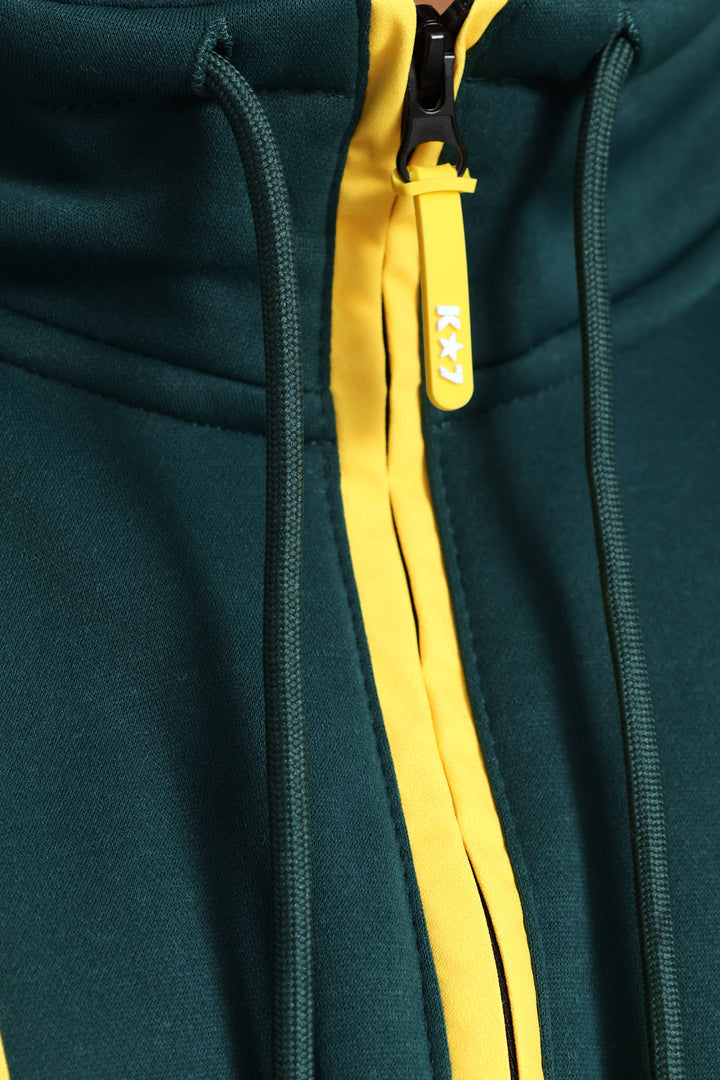 Formation Quarter Zip Tracktop - Emerald