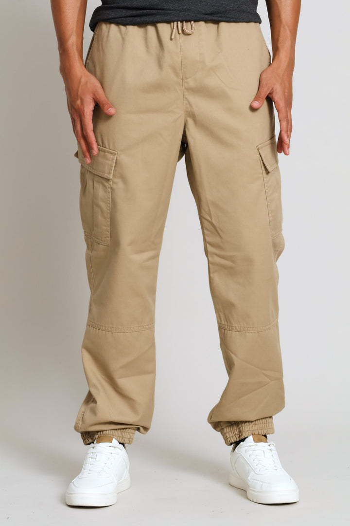 Basic Cargo Pants - Dark Stone