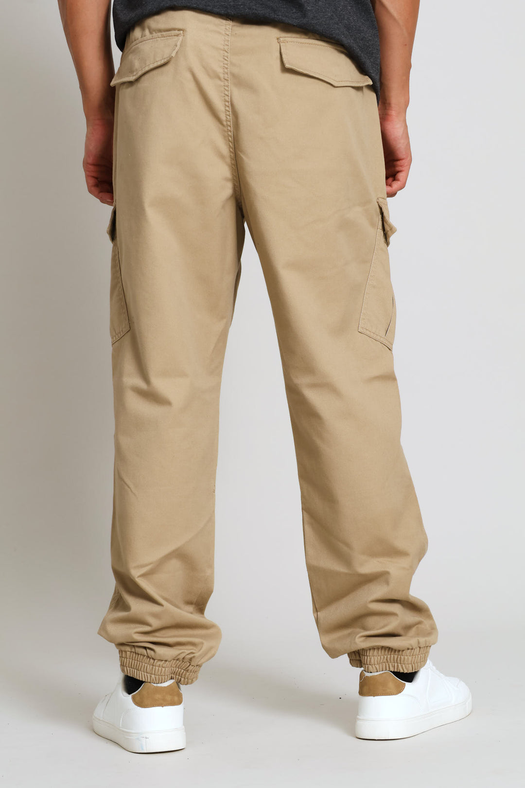 Basic Cargo Pants - Dark Stone