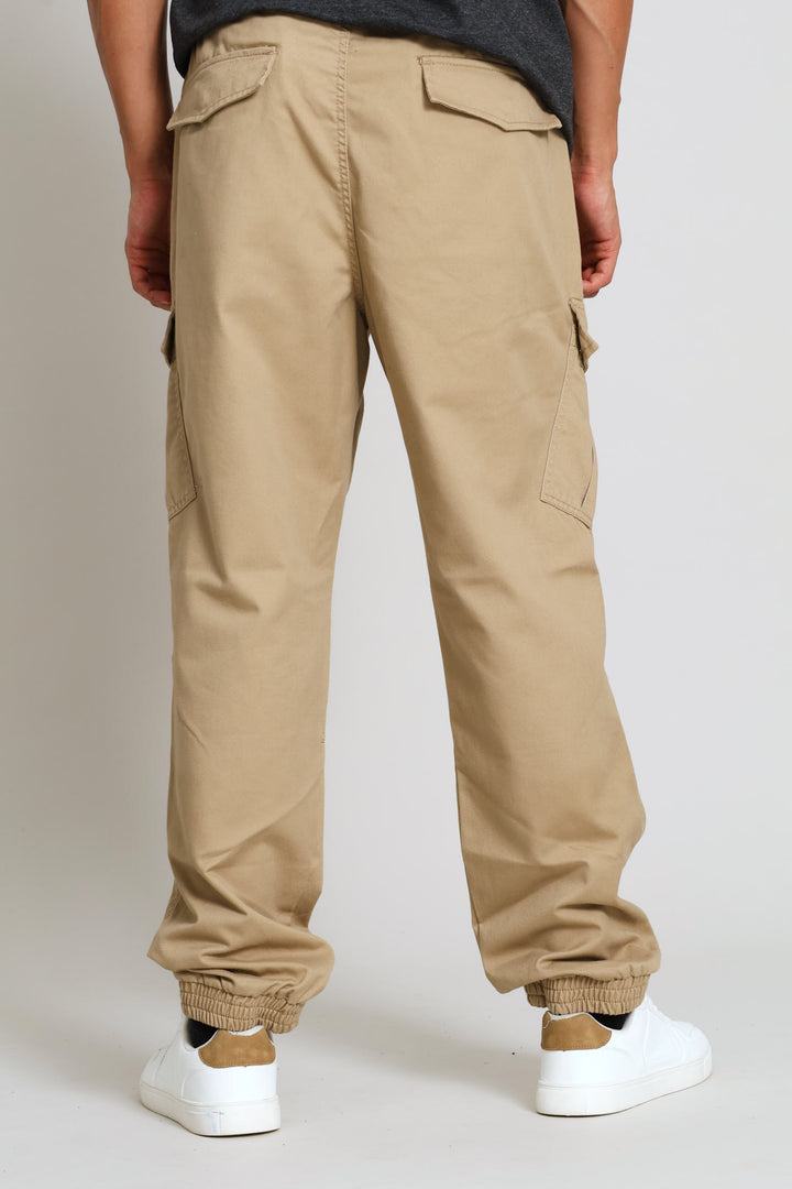 Basic Cargo Pants - Dark Stone