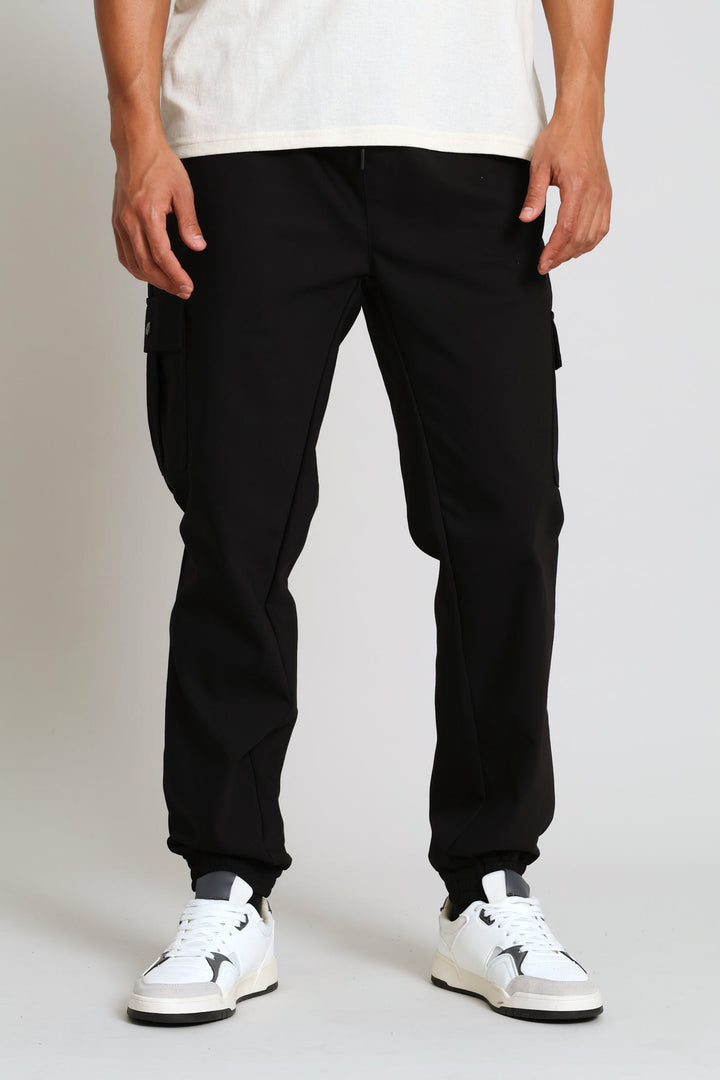 Smart Cargo Jogger - Black