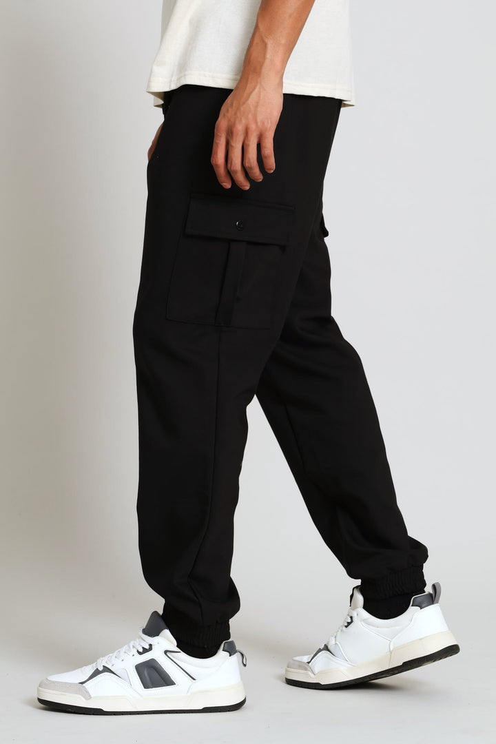Smart Cargo Jogger - Black