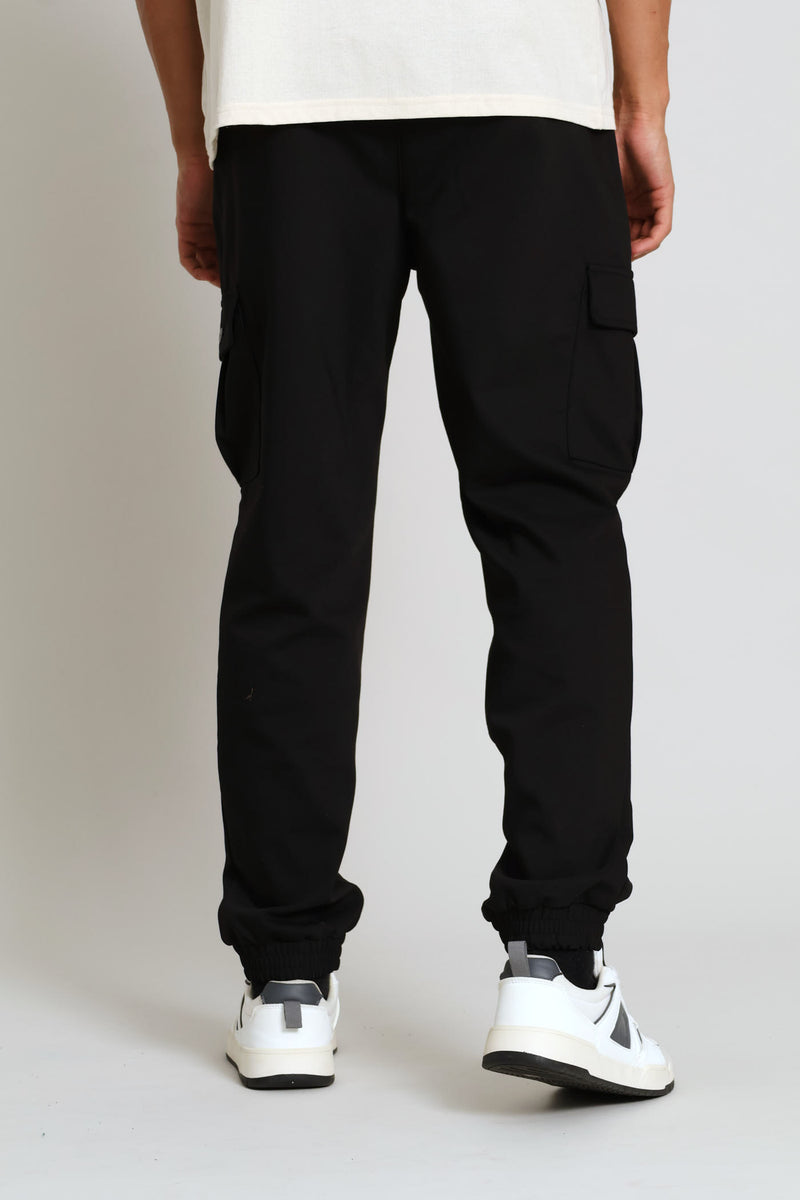 Smart Cargo Jogger - Black