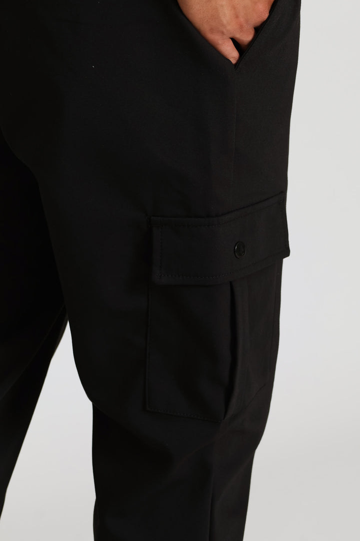 Smart Cargo Jogger - Black
