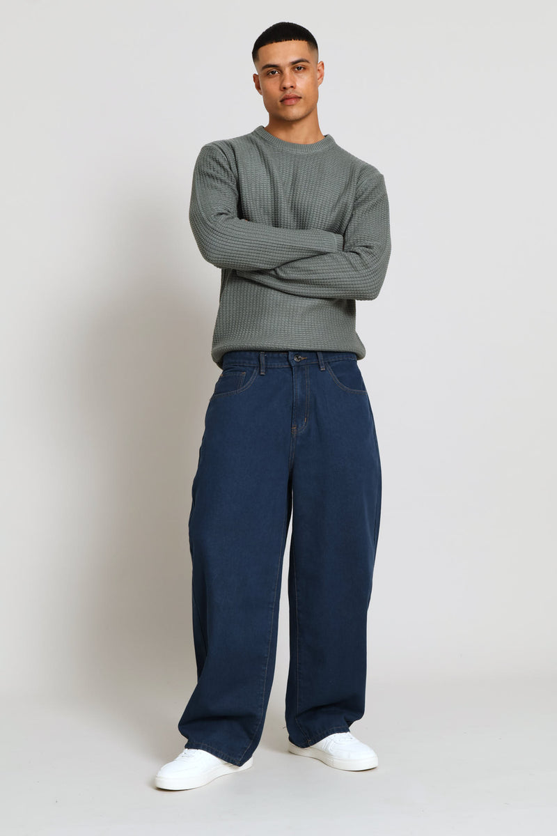 Barrel Denim - Mid Wash