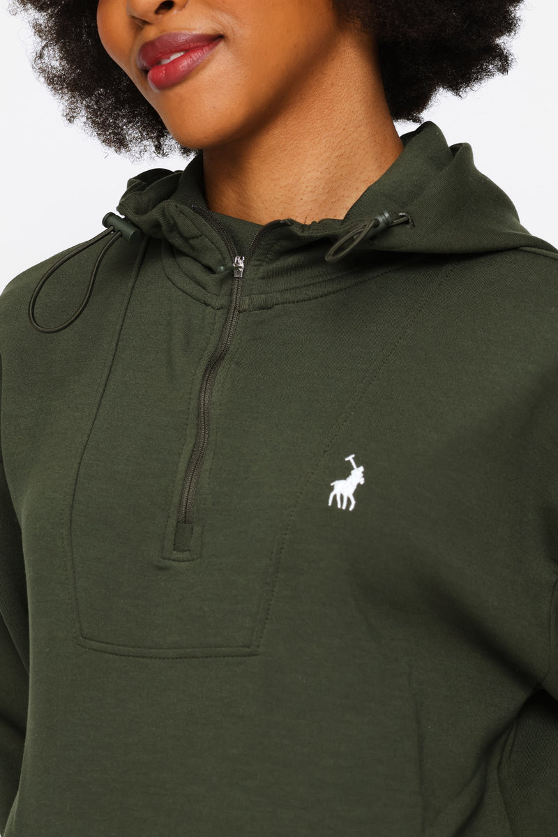 Robyn Long Sleeve Track Top - Olive