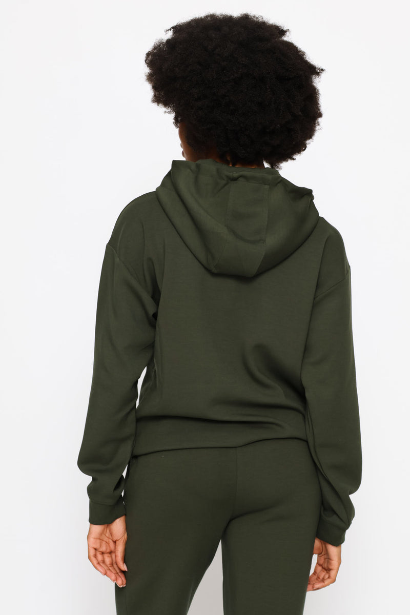 Robyn Long Sleeve Track Top - Olive