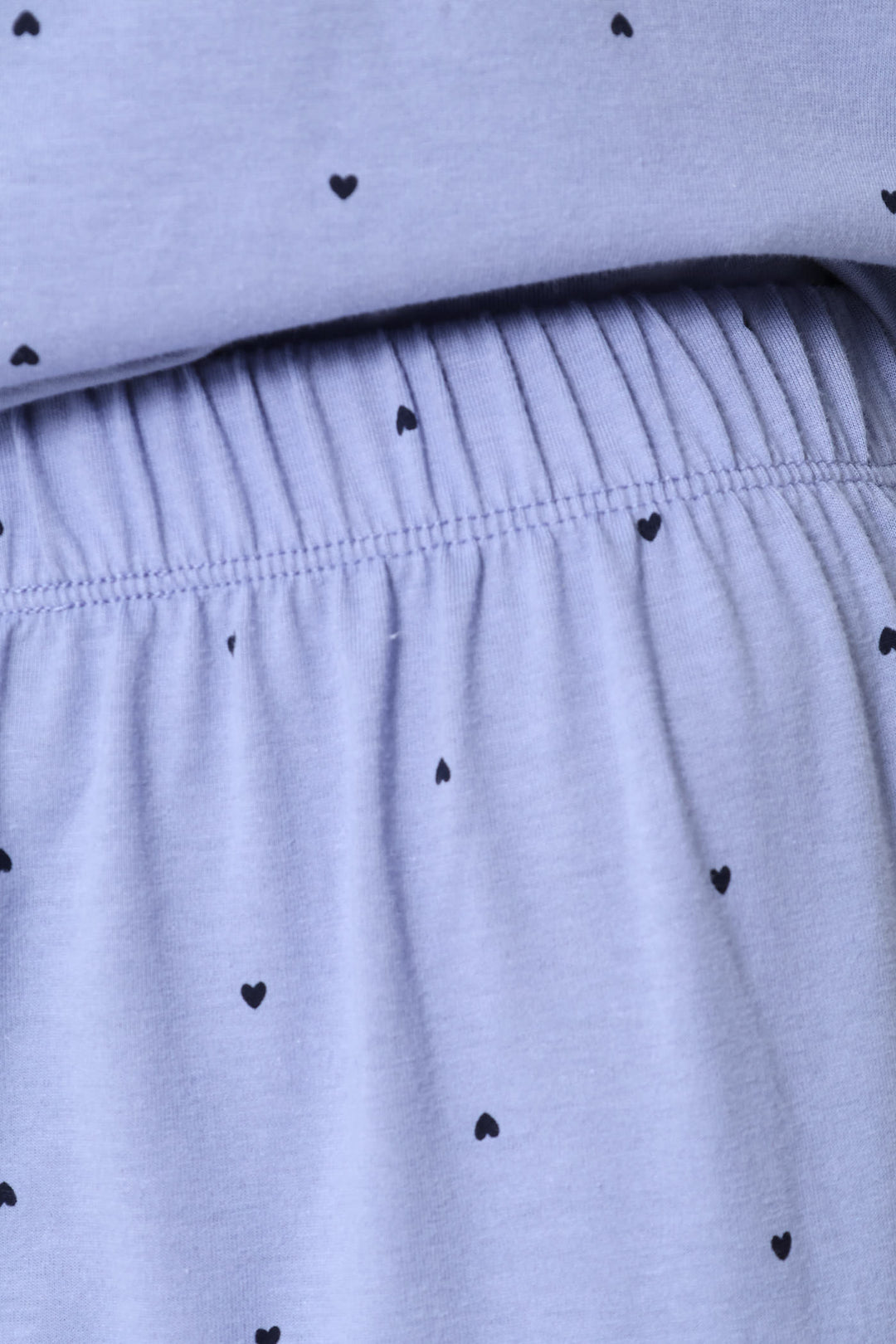Printed Straight Leg Knit Pant - Dark Blue