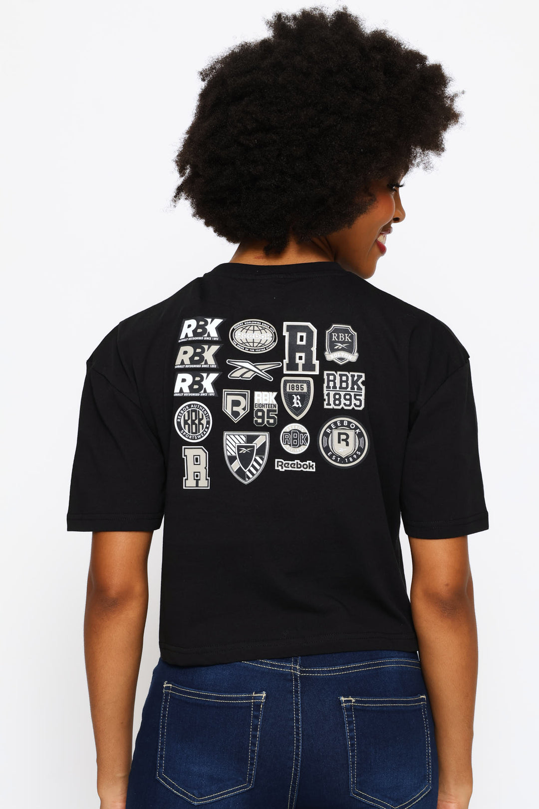 Blended Patches T-Shirt - Black