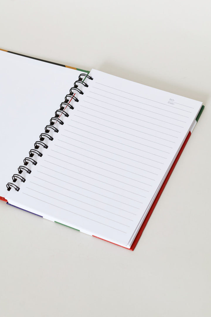 SA Flag Print 80 Page Ringbinder Notebook