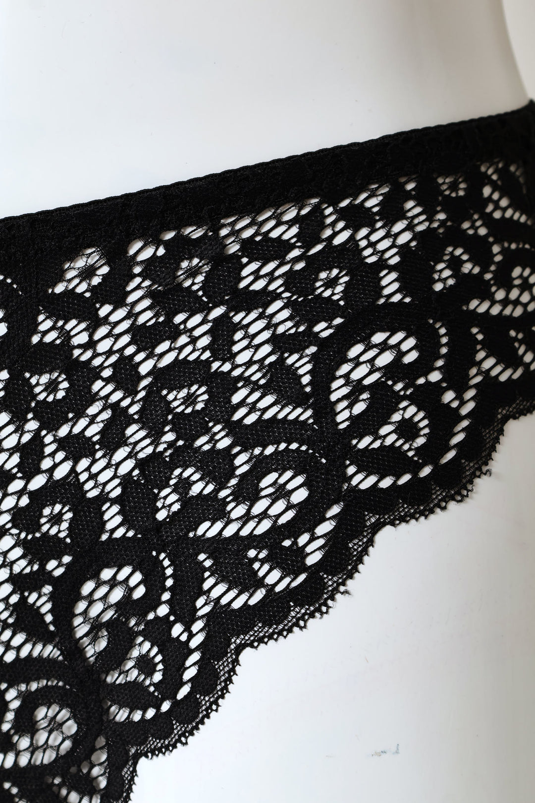 3 Pack Lace Brazilian Panties - Black/Port/Nude