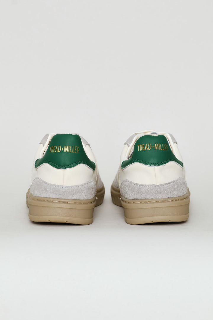 Leather Court Sneaker - Off White