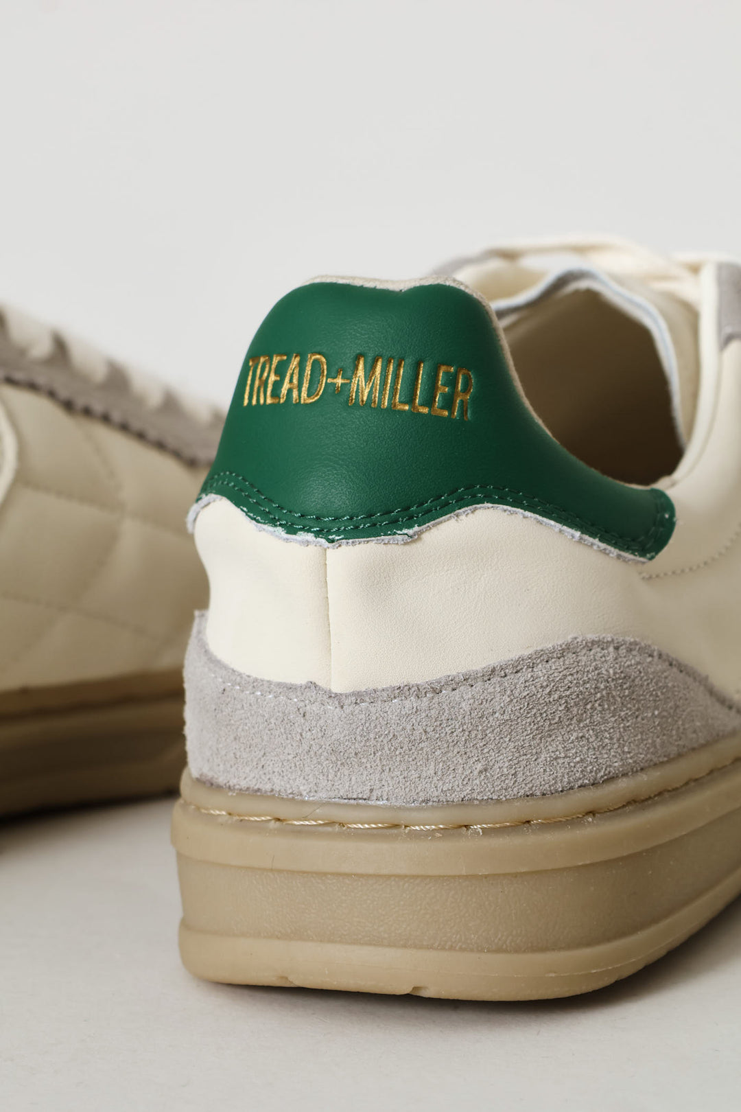 Leather Court Sneaker - Off White