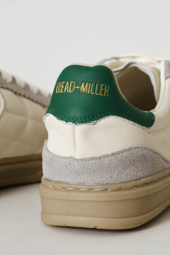 Leather Court Sneaker - Off White