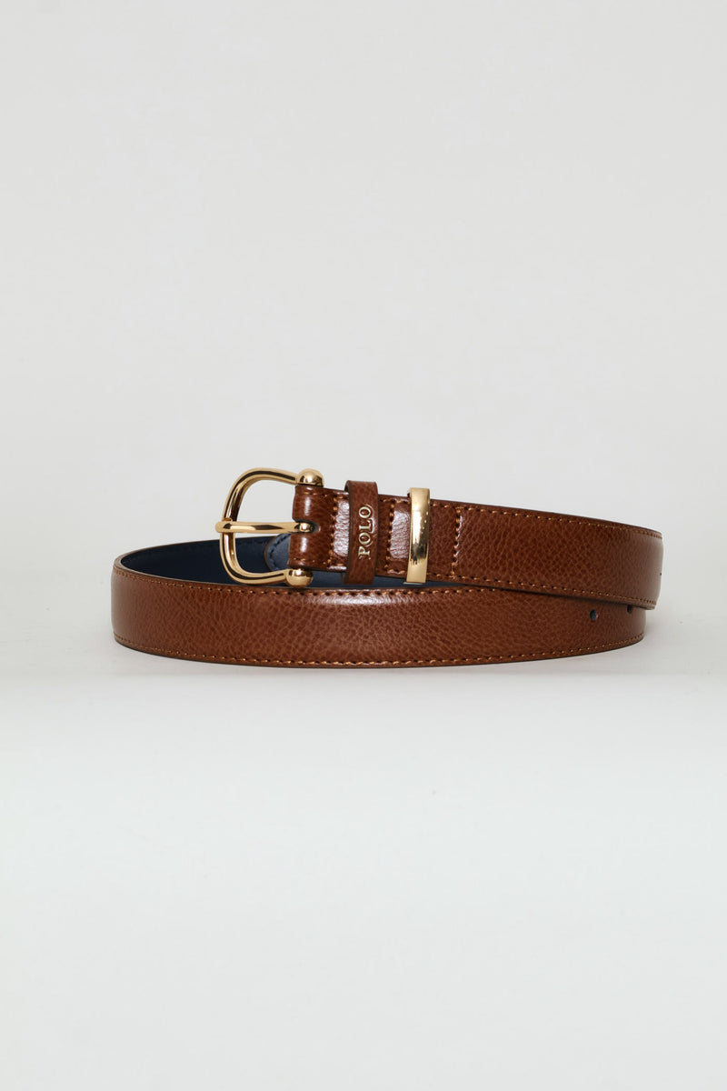 Rose 3cm Leather Belt - Tan