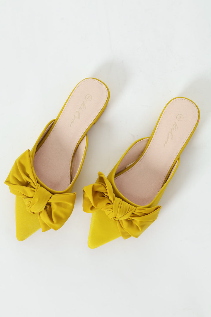 Big Bow Push In - Chartreuse