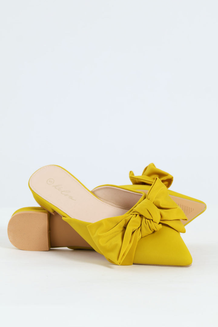 Big Bow Push In - Chartreuse