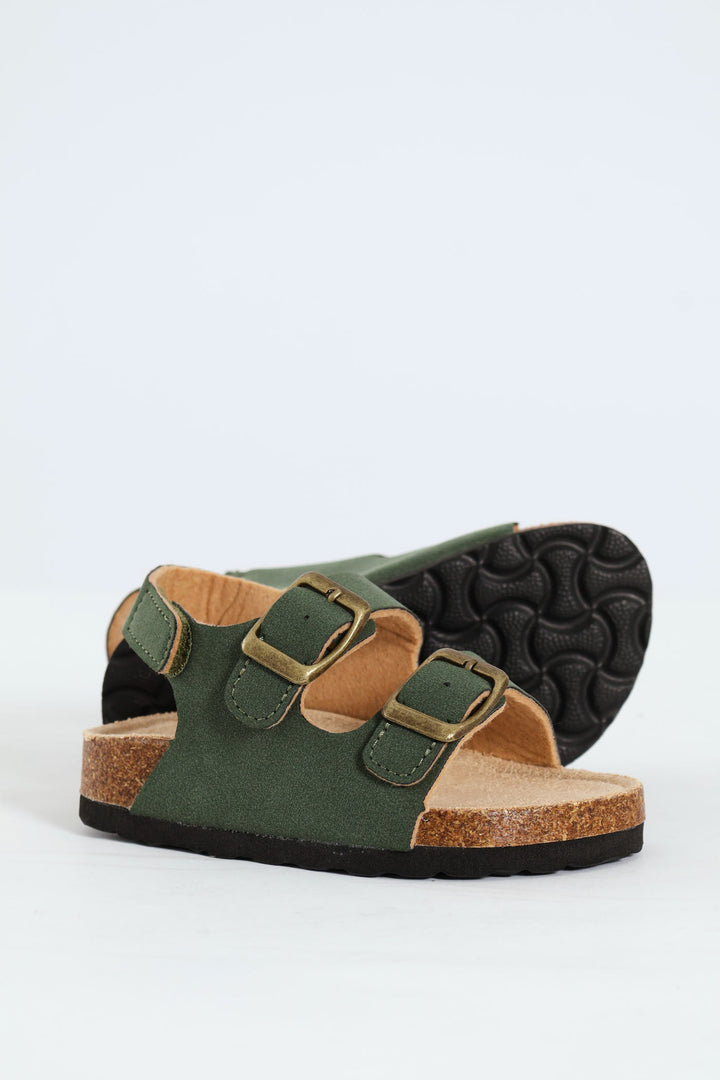 Pre-Boys Health Sandal - Olive