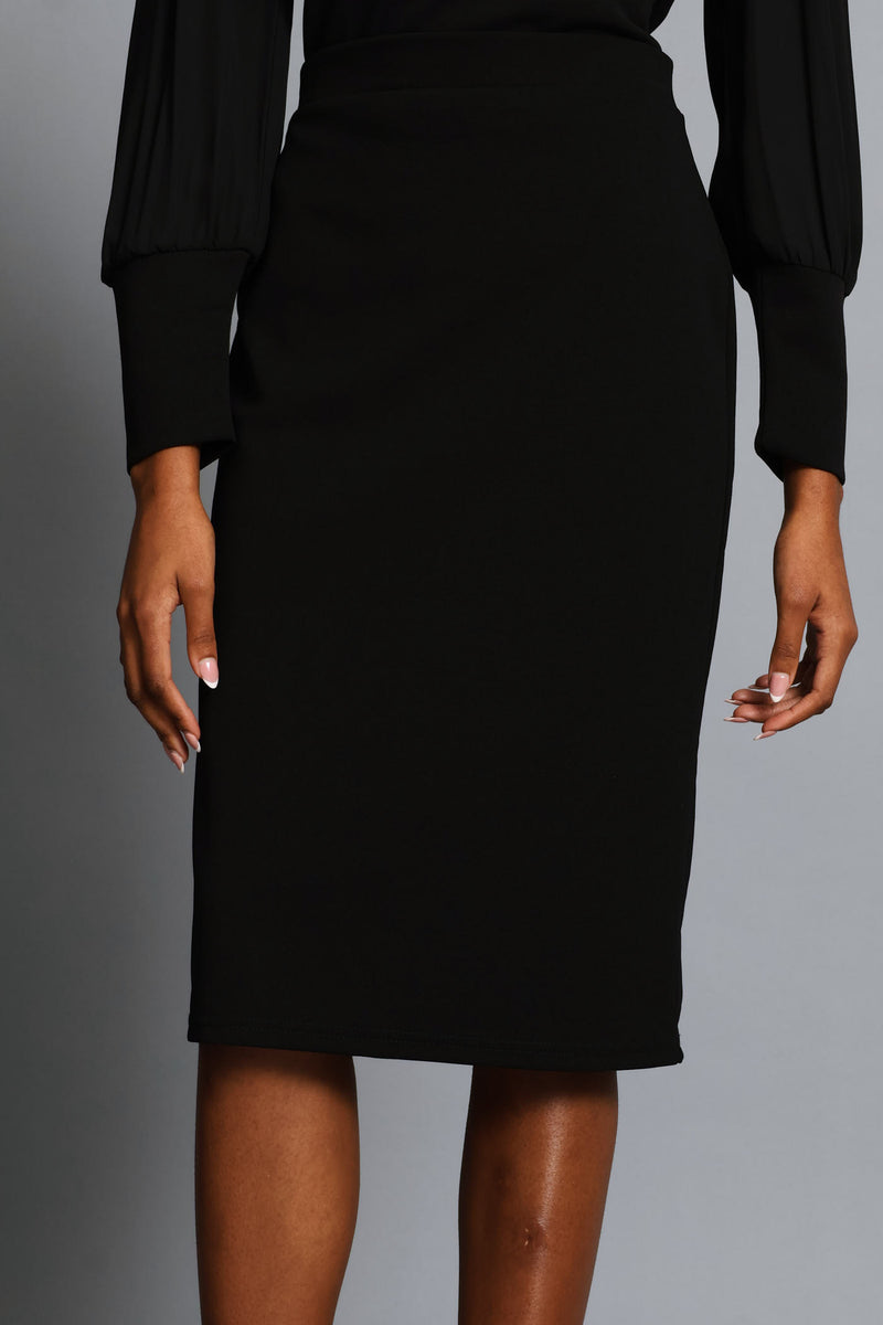 Basic Career Skirt - Black