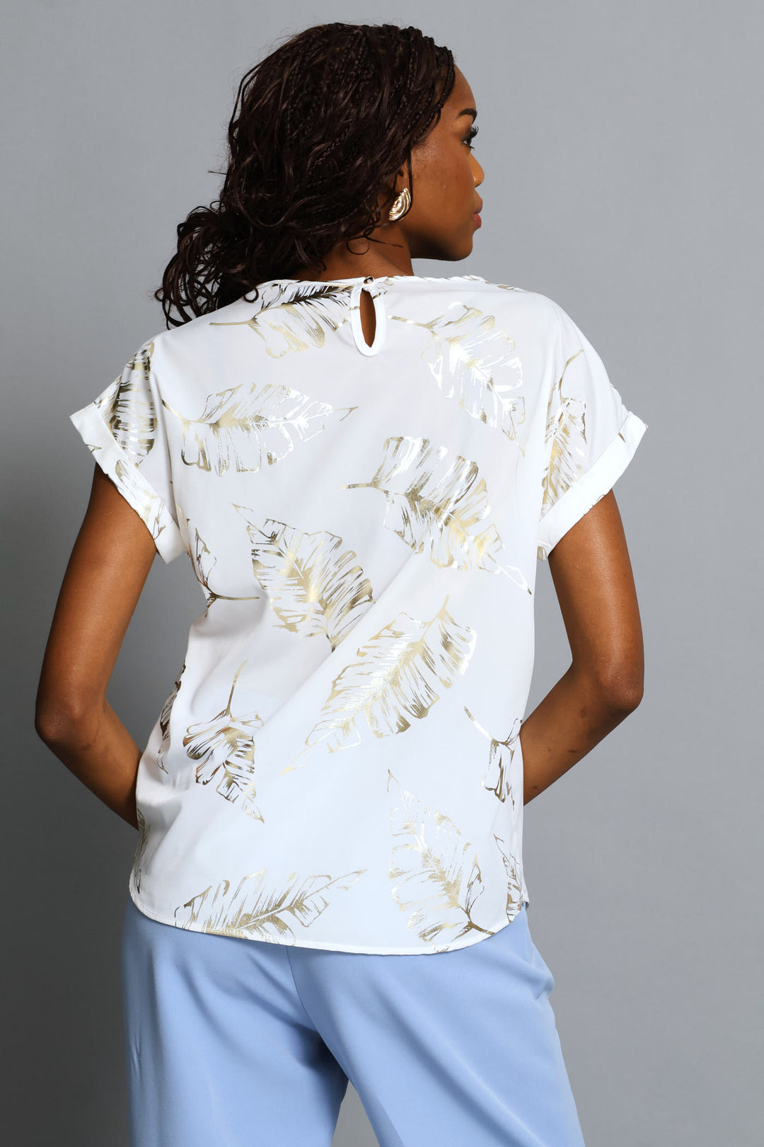 Short Sleeve Formal Tee - Cream