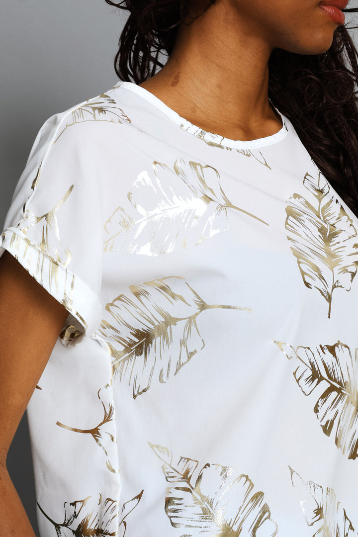 Short Sleeve Formal Tee - Cream