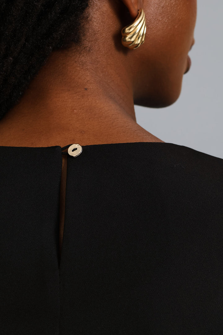 Shell Trim Top - Black