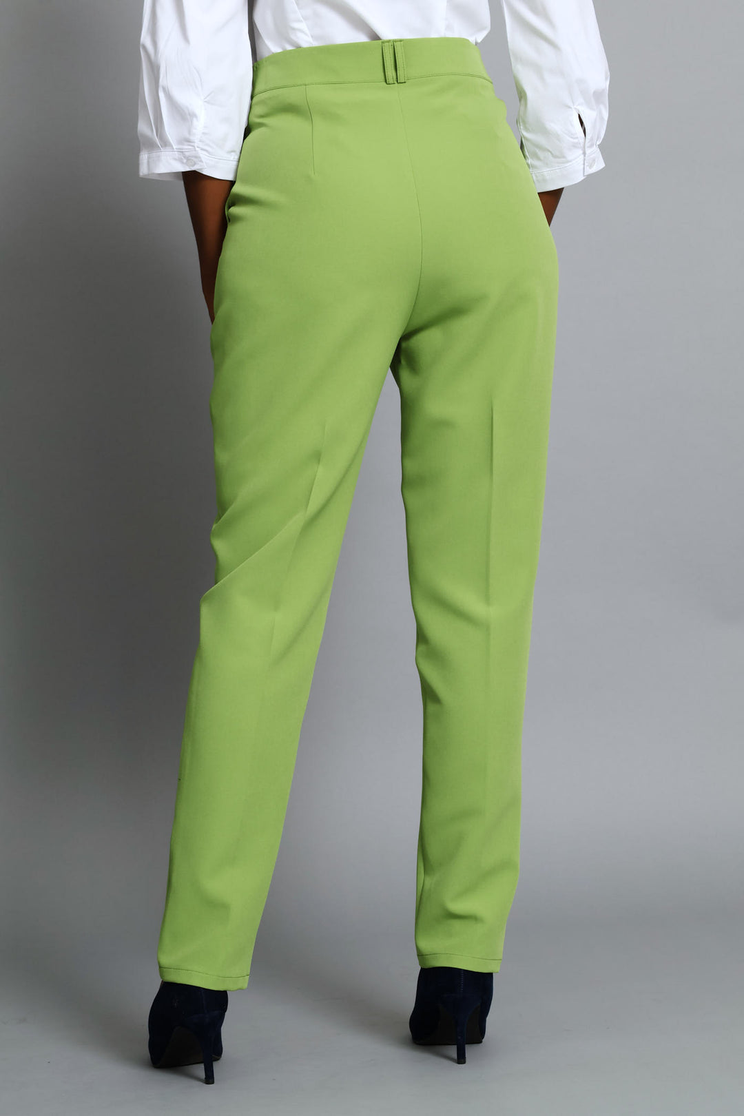 Double Belt Loop Tapered Leg Pant - Chartreuse