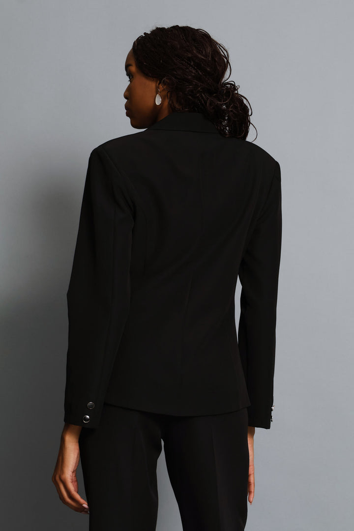 Double Work Blazer - Black