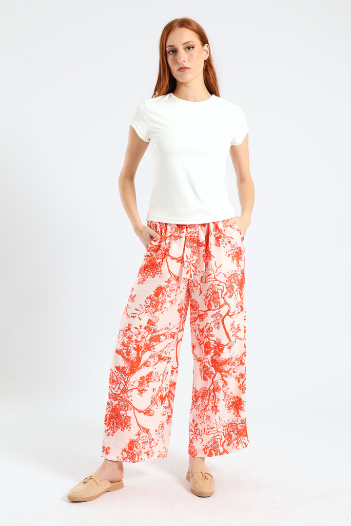 Crew Neck Polyamide Tee - Milk