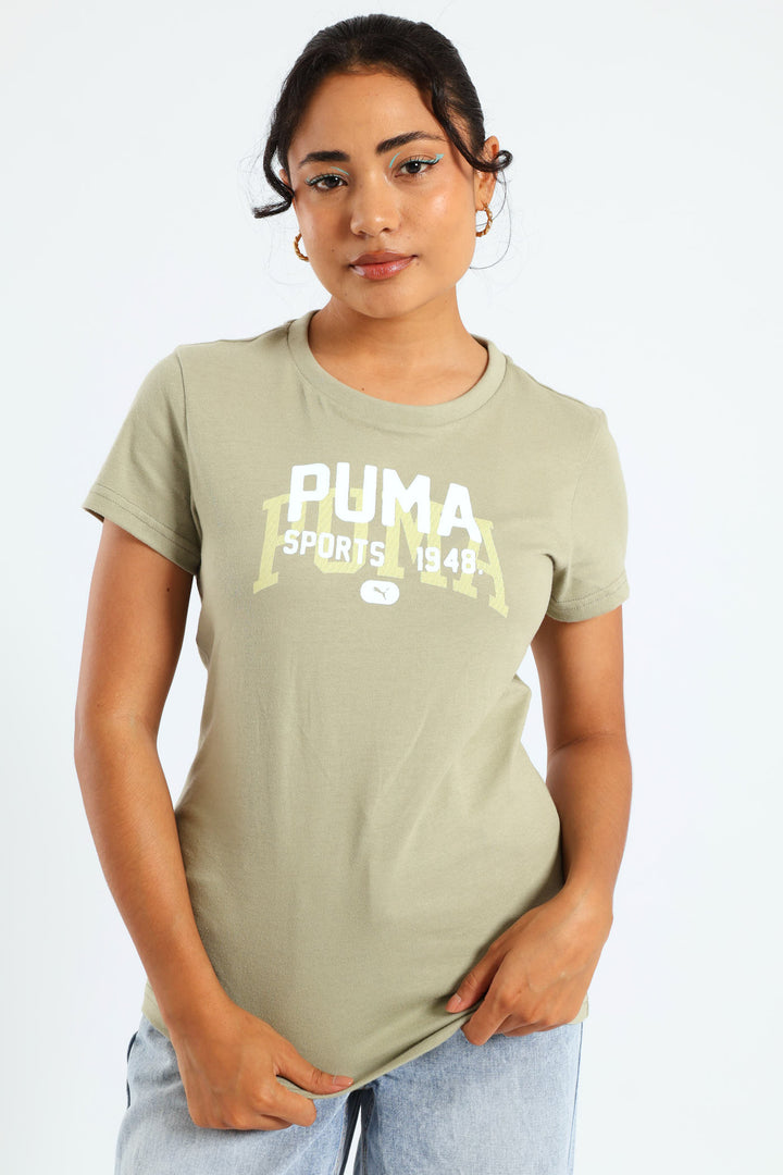 Varsity Graphic Tee - Fatigue