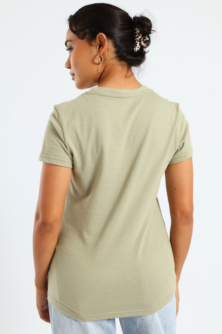 Varsity Graphic Tee - Fatigue