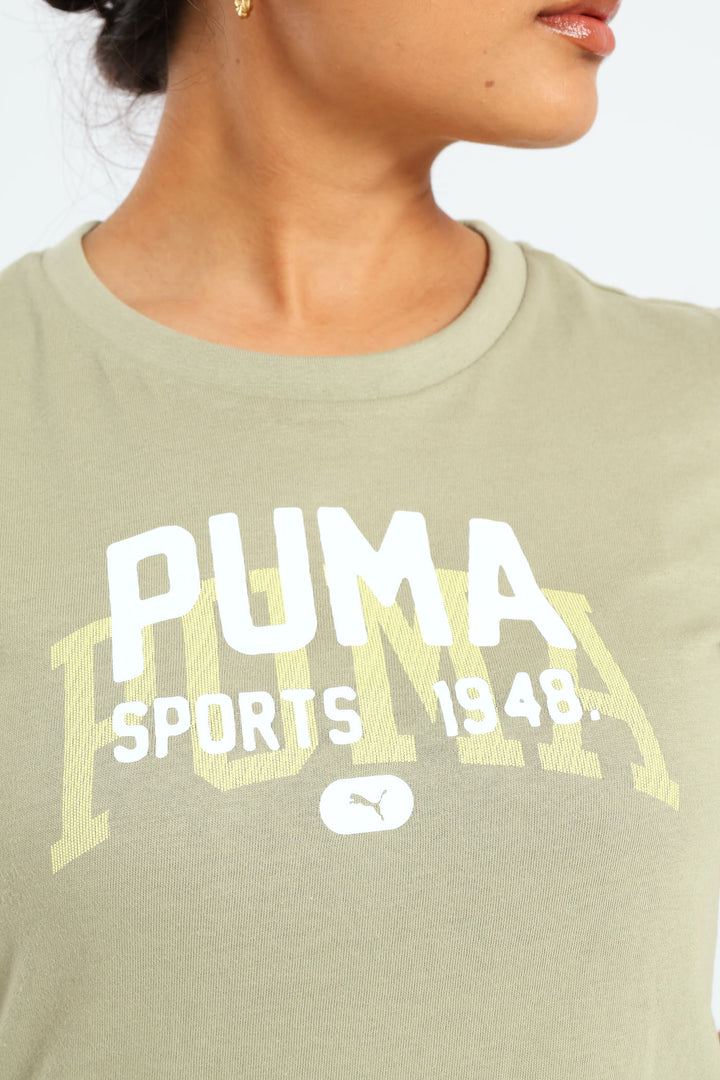 Varsity Graphic Tee - Fatigue