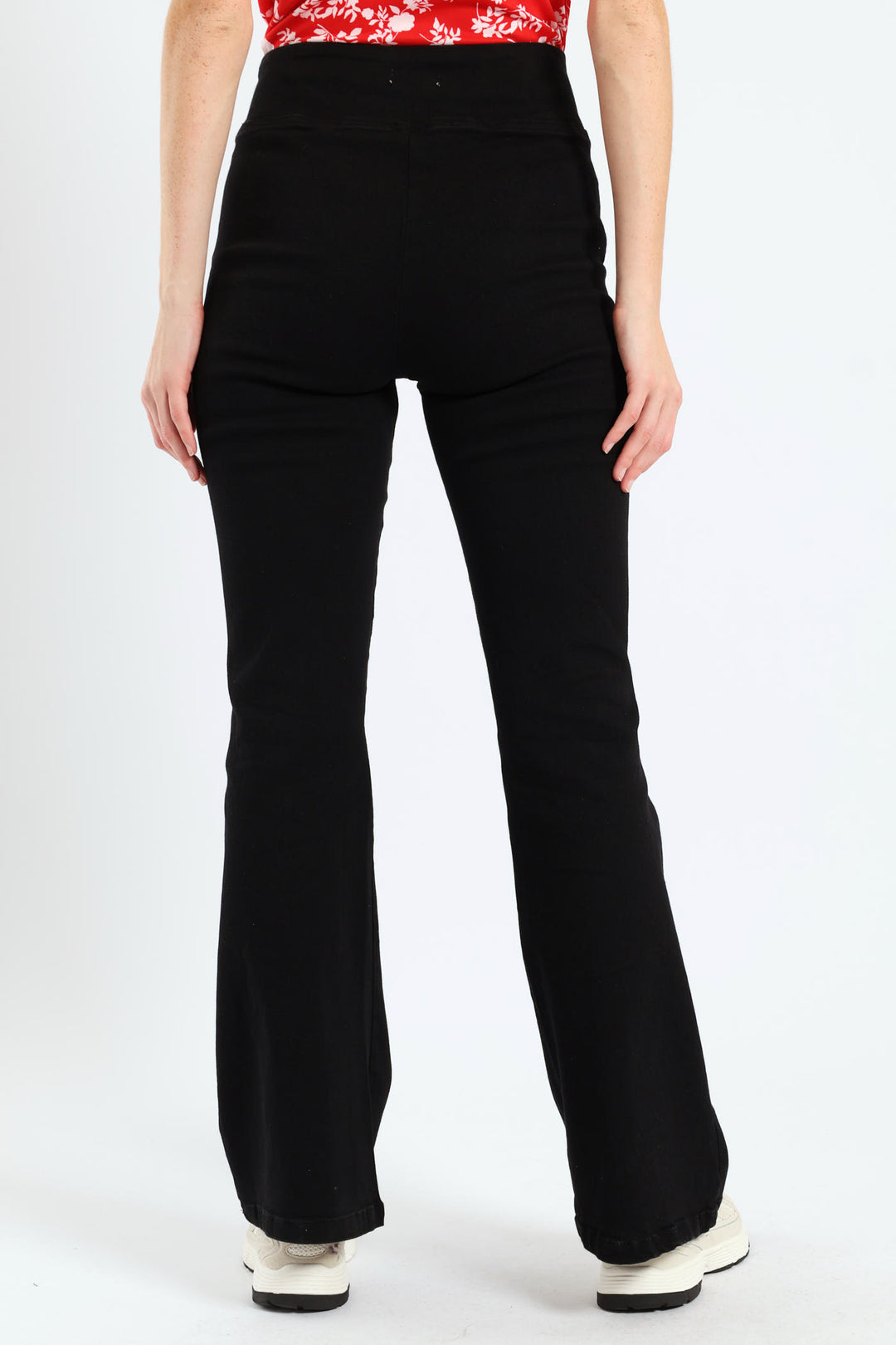 Flare Leg Jegging - Black