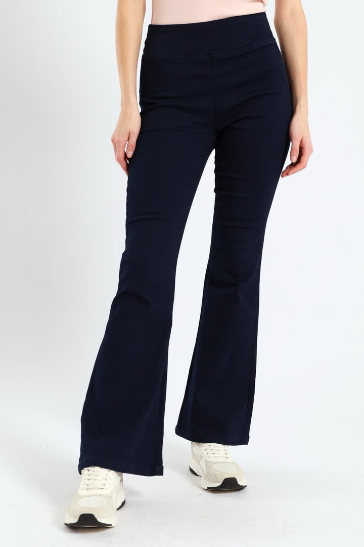 Flare Leg Jegging - Dark Wash