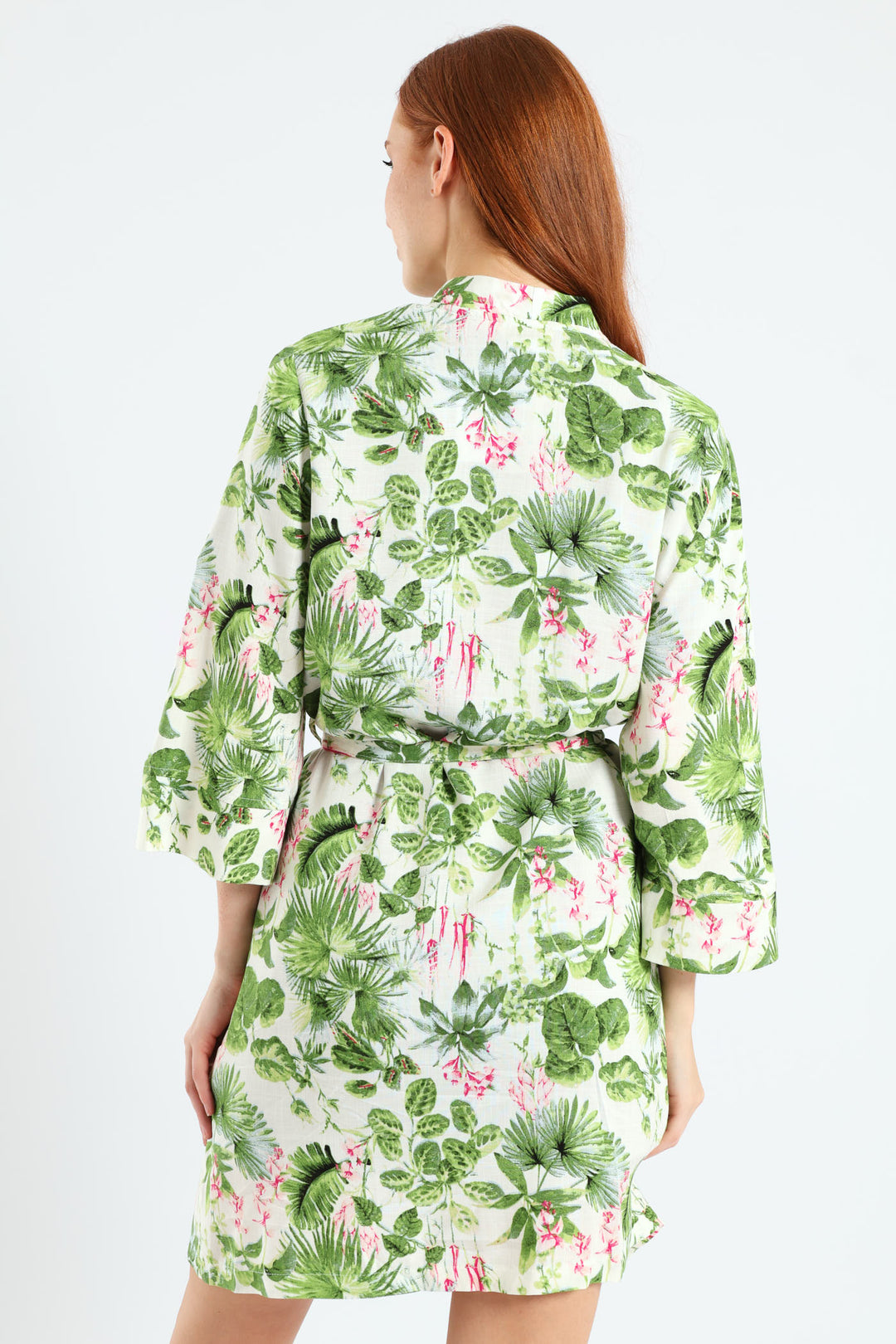 Jungle Linen Gown  - Multi