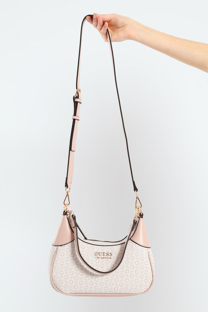 Berkton Mini Top Zip Bag - Blush