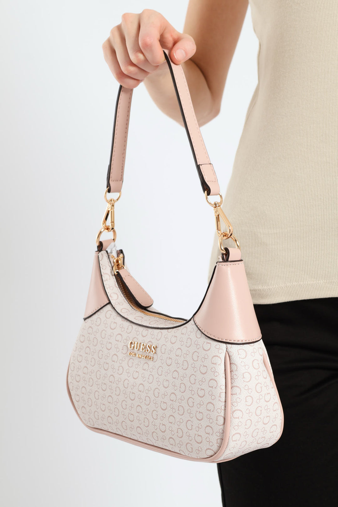 Berkton Mini Top Zip Bag - Blush