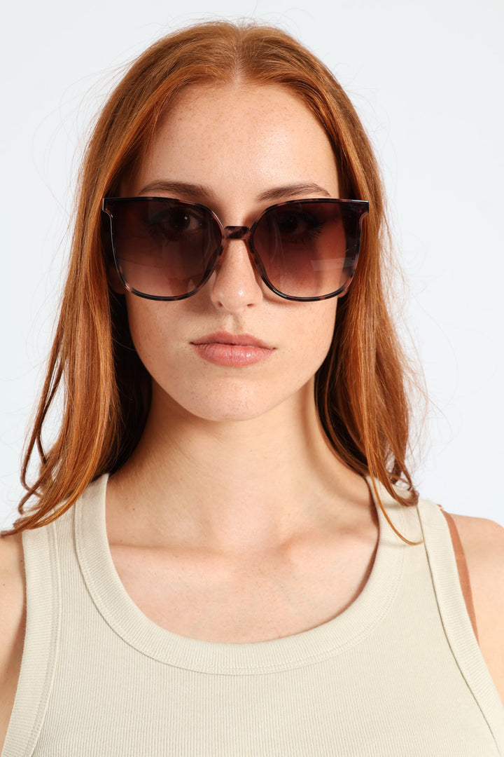 Vintage Square Cateye Sunglasses - Tortoise
