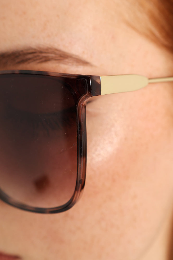 Vintage Square Cateye Sunglasses - Tortoise